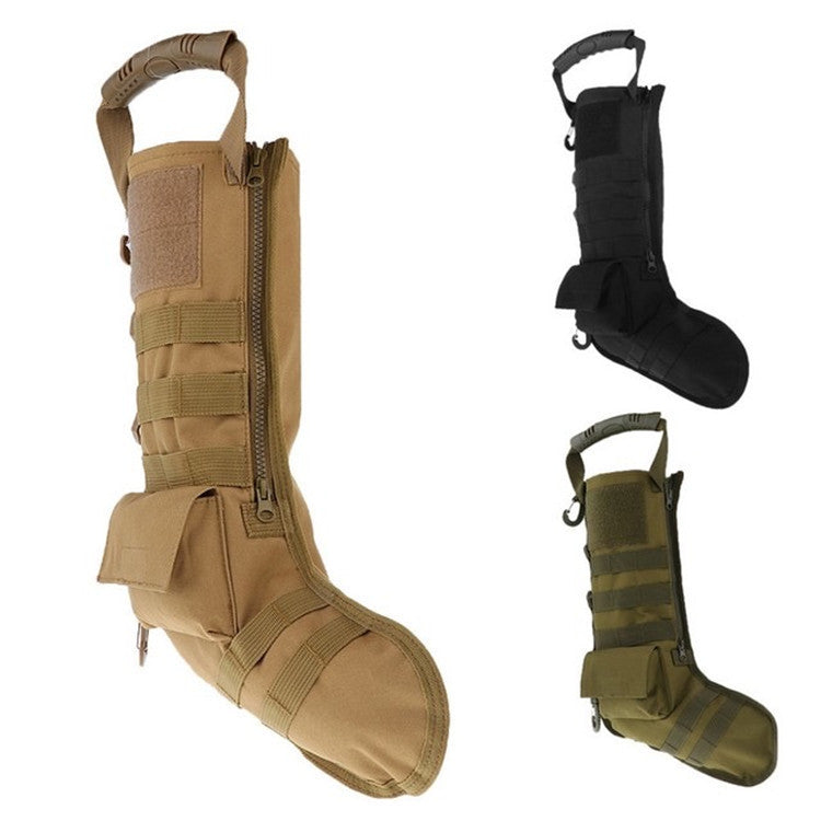 Tactical Christmas Stockings Bag Military Hanging Ornament Outdoor Sports