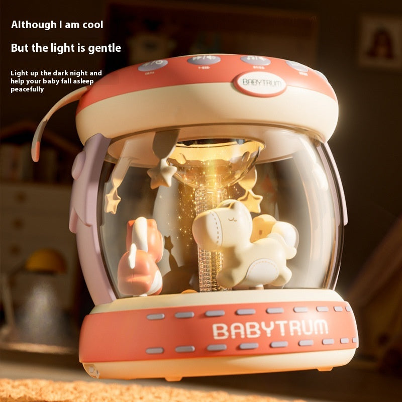 Children's Carousel Park Hand Drum Toy Early Childhood Education