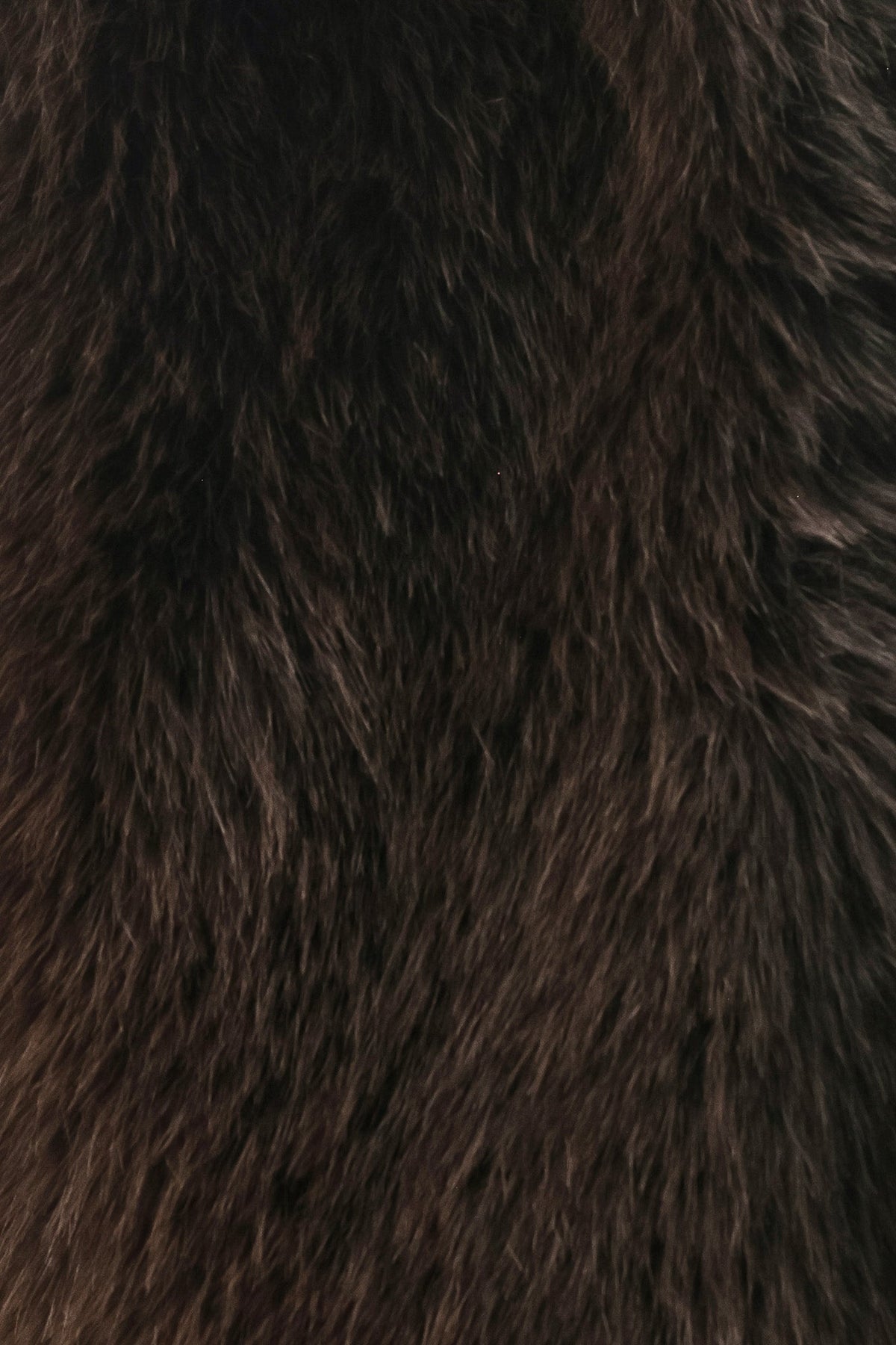 COCOA PLUSH CHOCOLATE BROWN FAUX FUR VEST