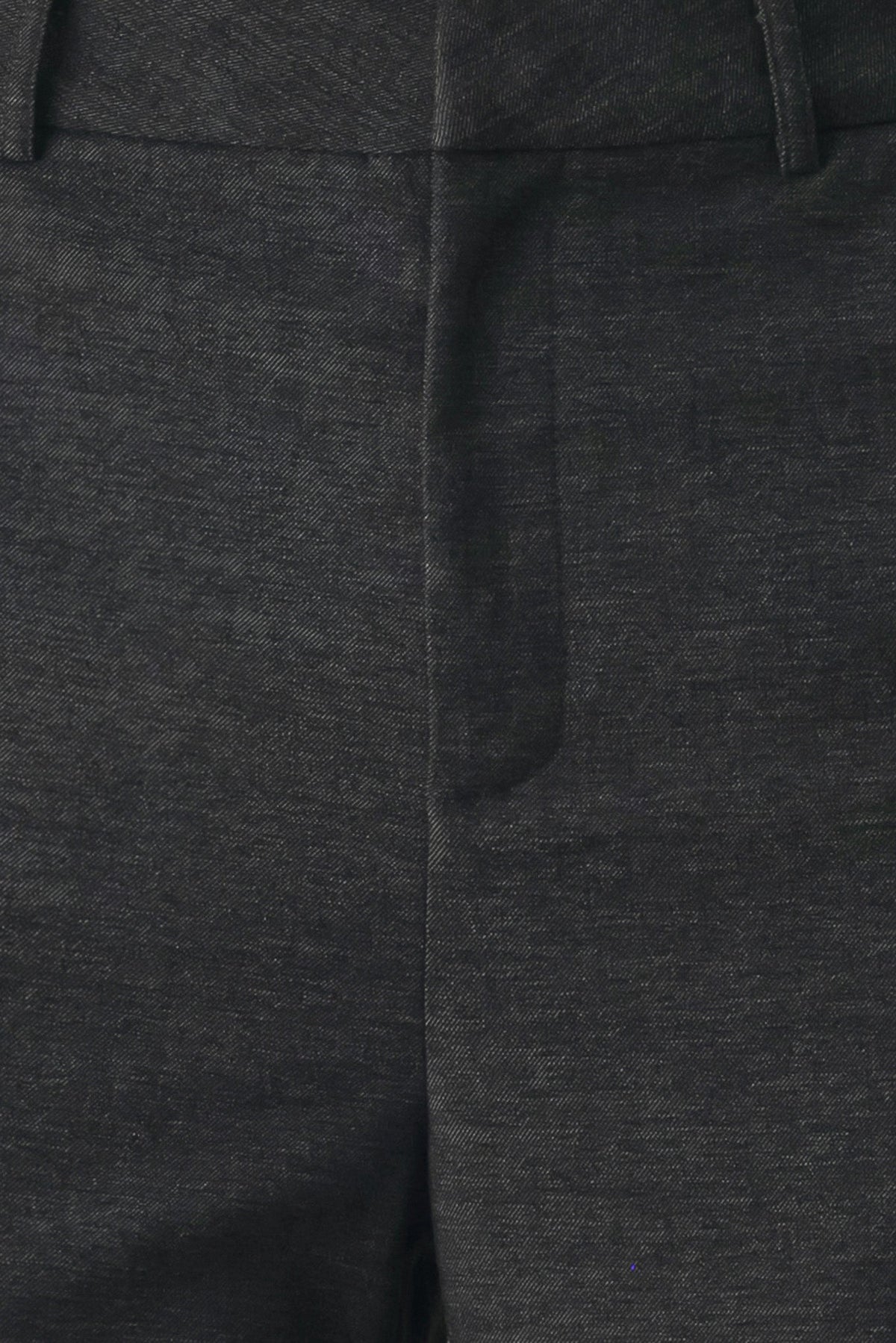 COMMAND NOIR BLACK BUTTON-HEM FLARE PANTS