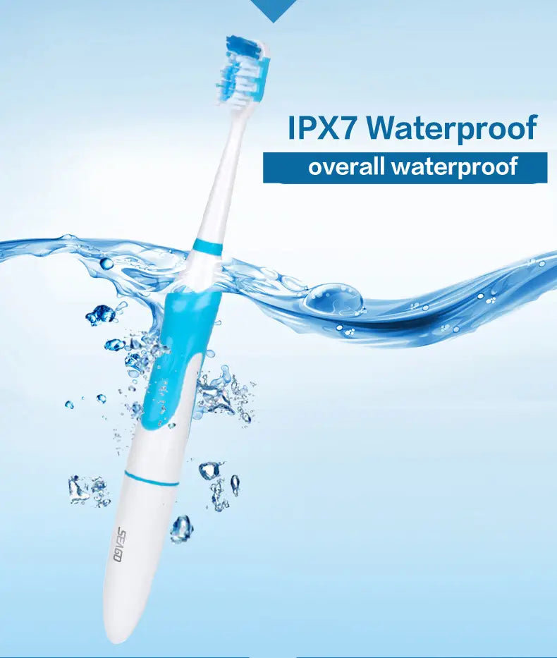 Electric Toothbrush C6 with 2 Soft Brush Heads