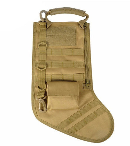 Tactical Christmas Stockings Bag Military Hanging Ornament Outdoor Sports