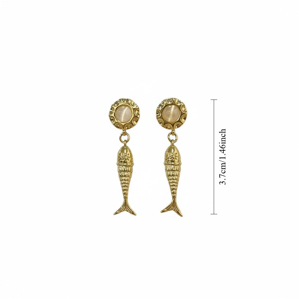 Fashionable Tropical Fish Style Earrings